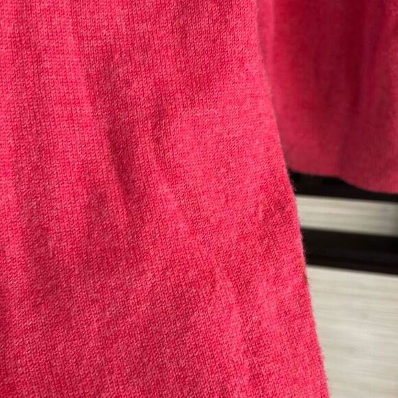 Neiman Marcus cloud cashmere quarter zip sweater pink size L - Picture 6 of 6